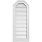 Ekena Millwork Octagonal Top Surface Mount PVC Gable Vent w/ 2"W x 1-1/2"P Brickmould Frame, 12"W x 30"H GVPOT12X3002SF - alternate 1